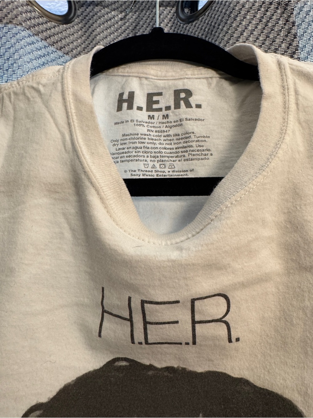 H.E.R. White Graphic Tee - Picture 3 of 3